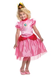 Super Mario Toddler Classic Princess Peach Costume