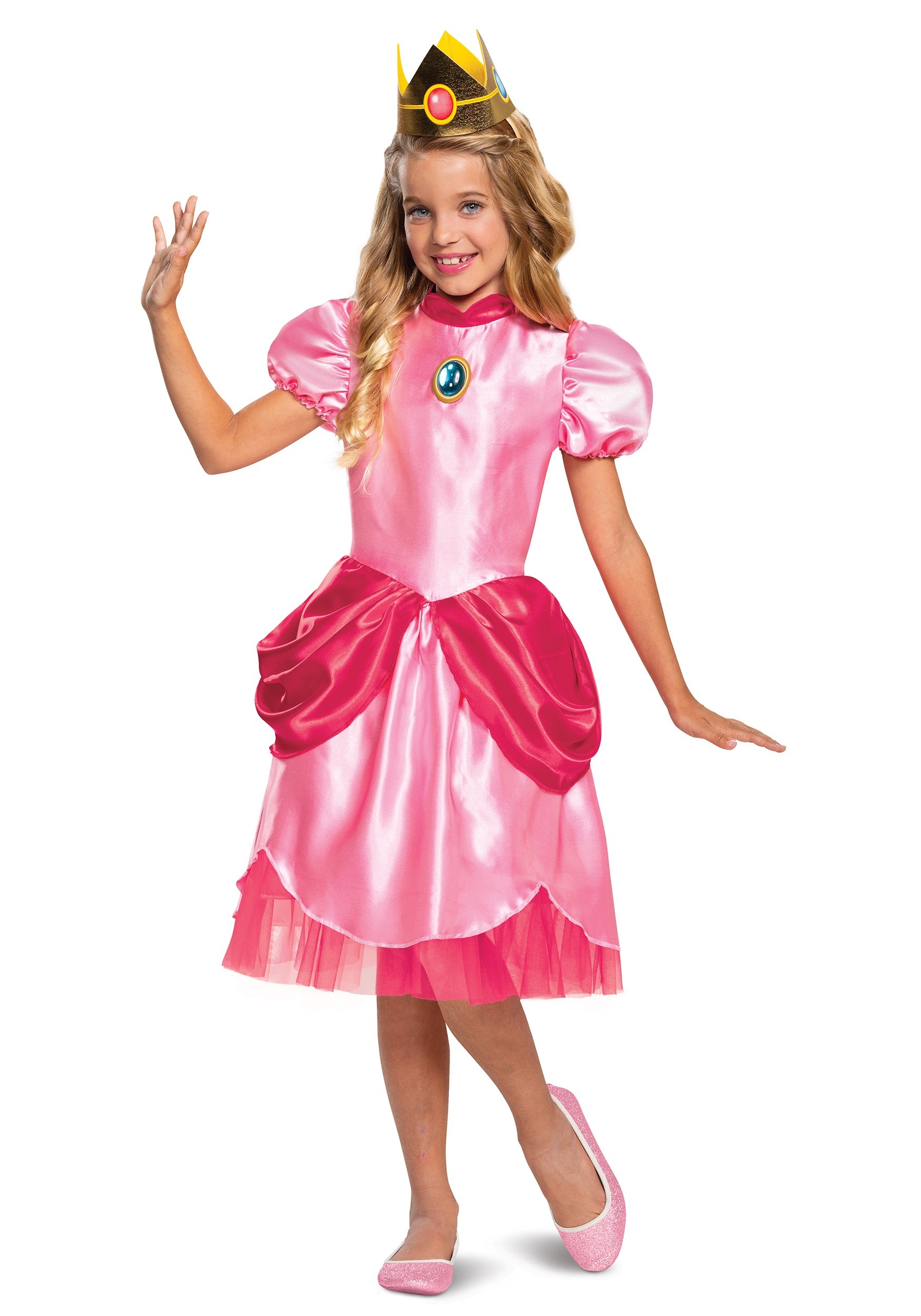 Super Mario Classic Princess Peach Girl S Costume