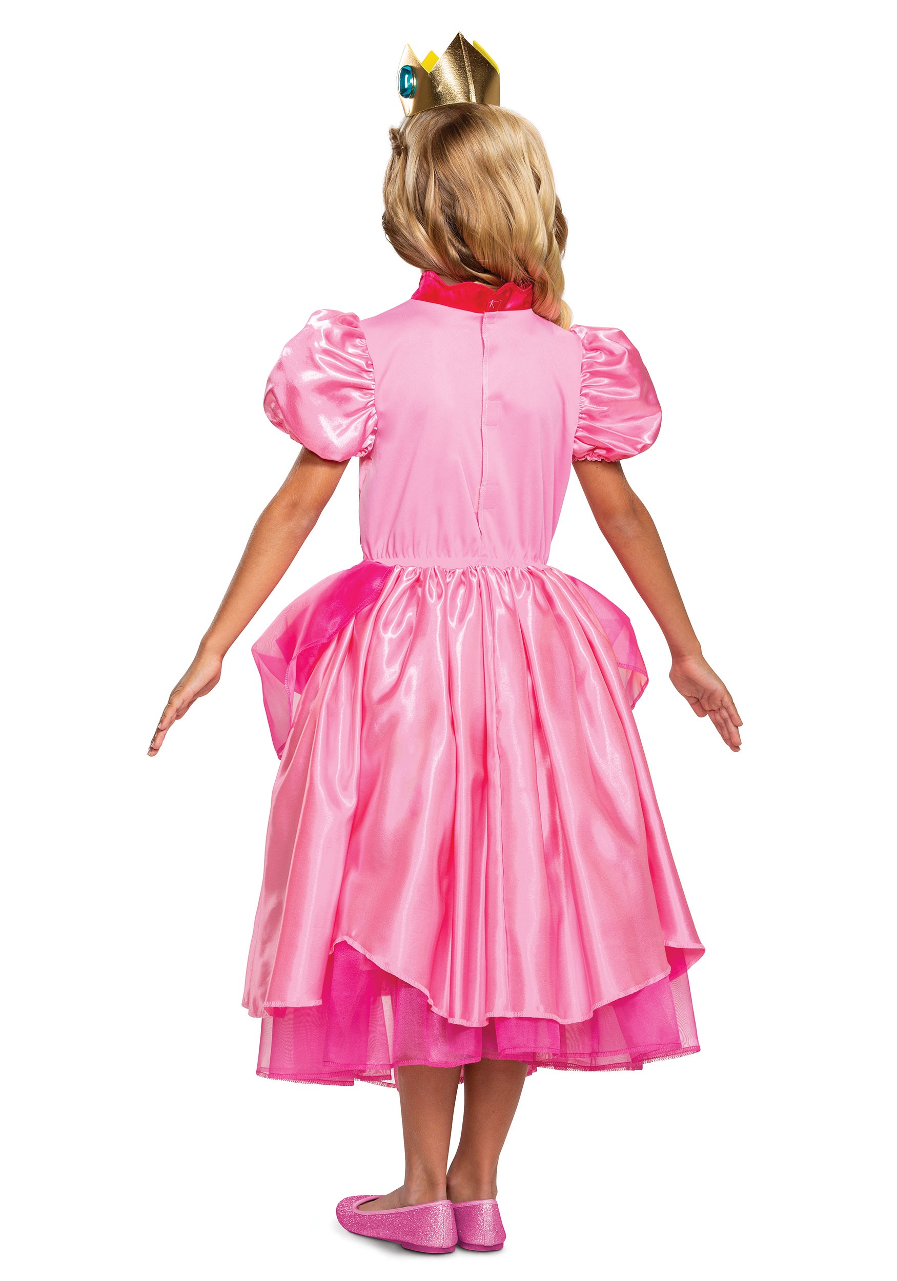 Girl's Super Mario Deluxe Princess Peach Costume | Princess Peach