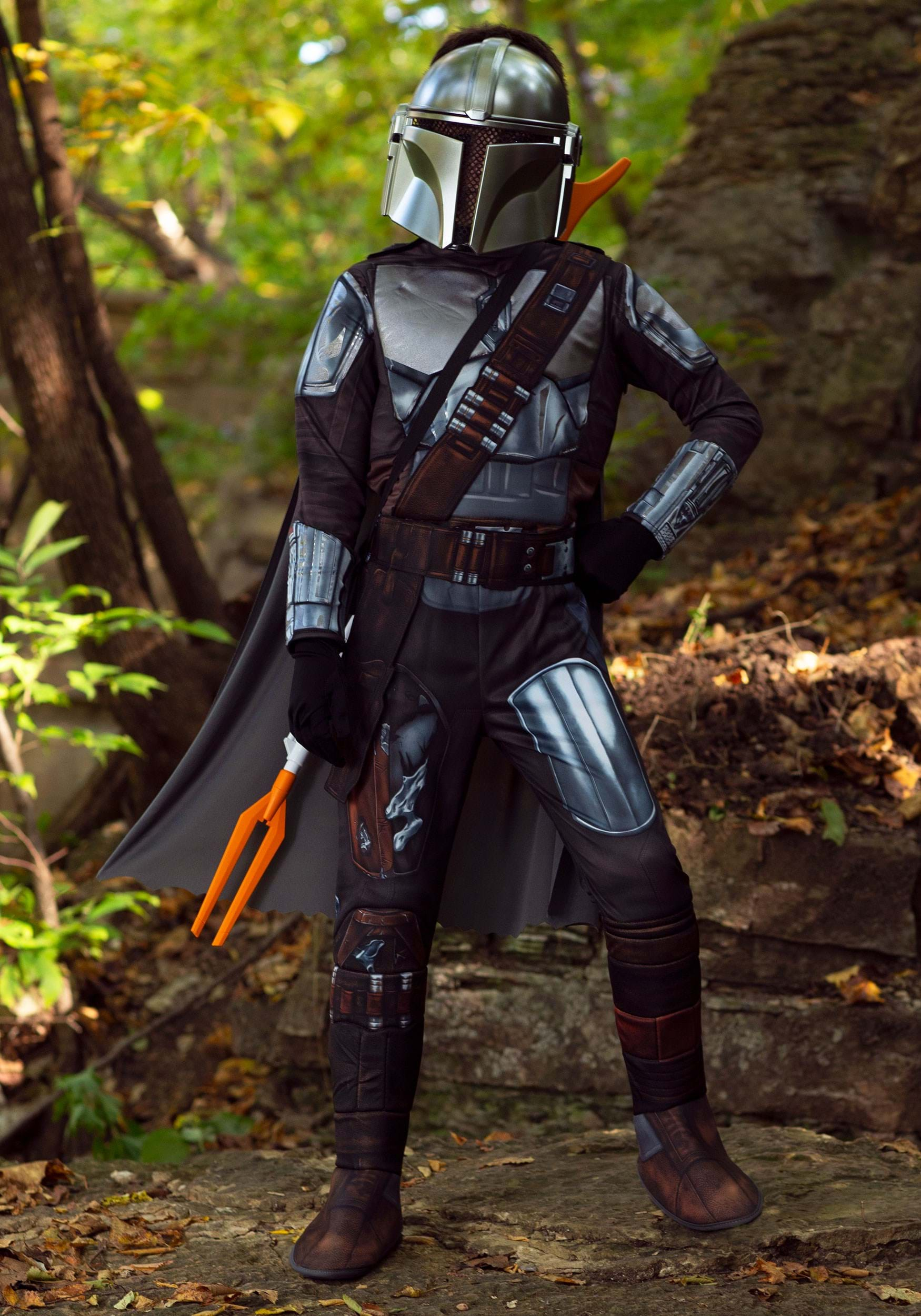 Disfraz de armadura Beskar Mandalorian para niños Multicolor