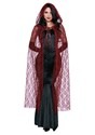 Women's Bewitching Beauty Red Lace Cape