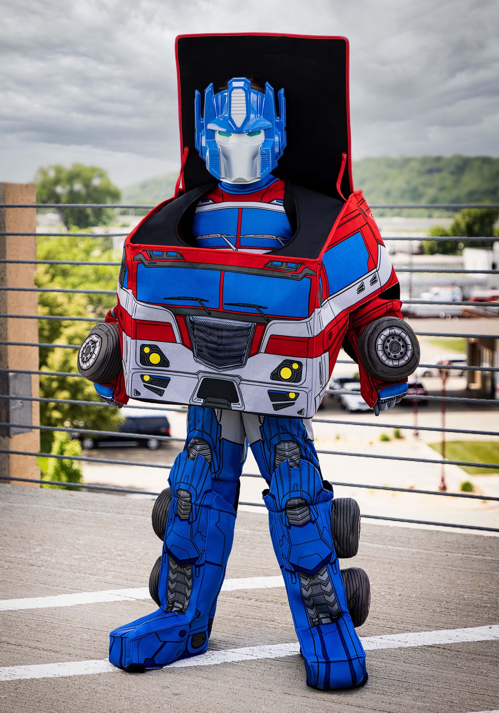 Boy's Transformers Converting Optimus Prime Costume