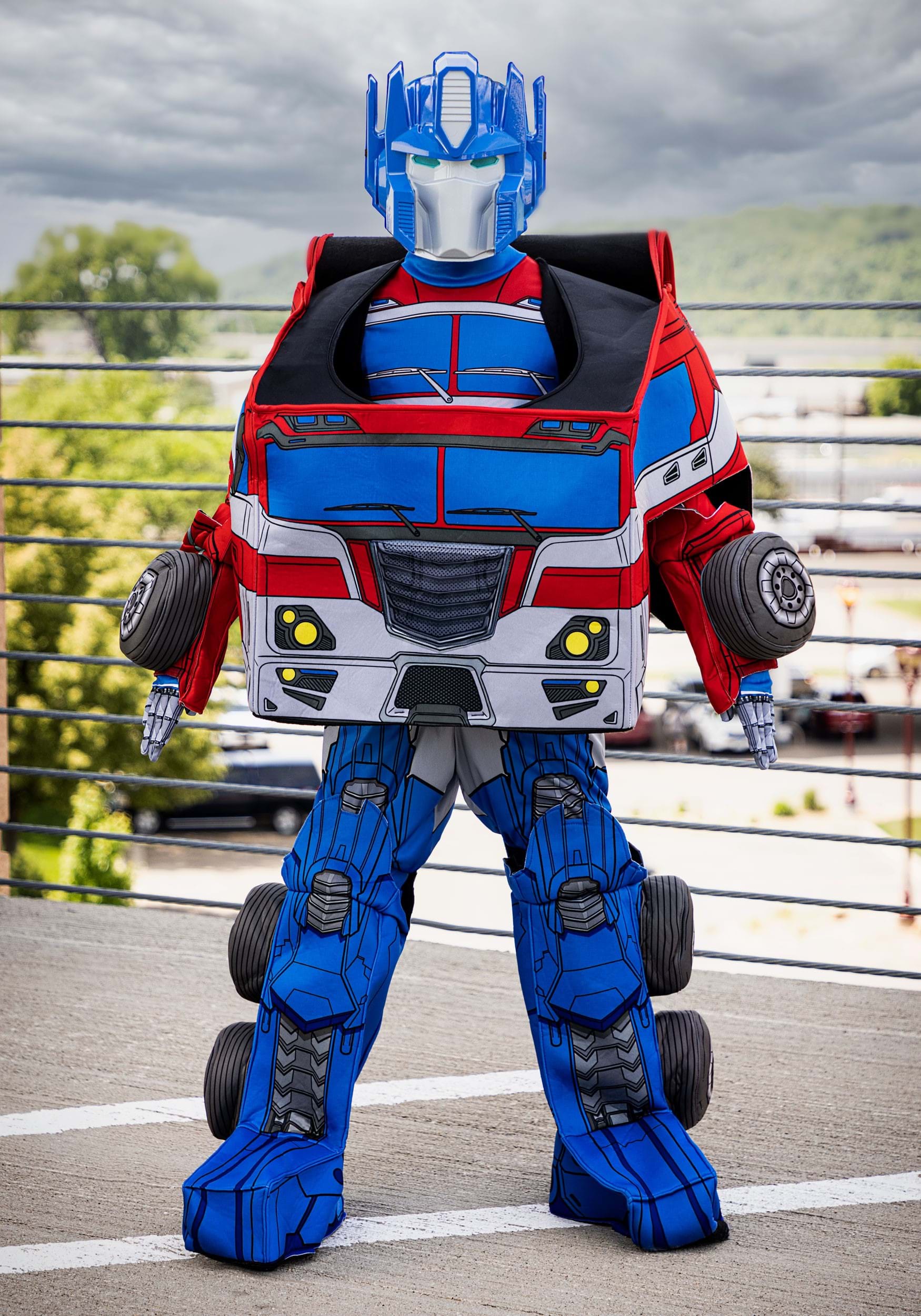 Transformers Converting Optimus Costume Boys
