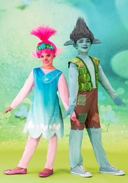 Boy's Trolls World Tour Deluxe Branch Costume