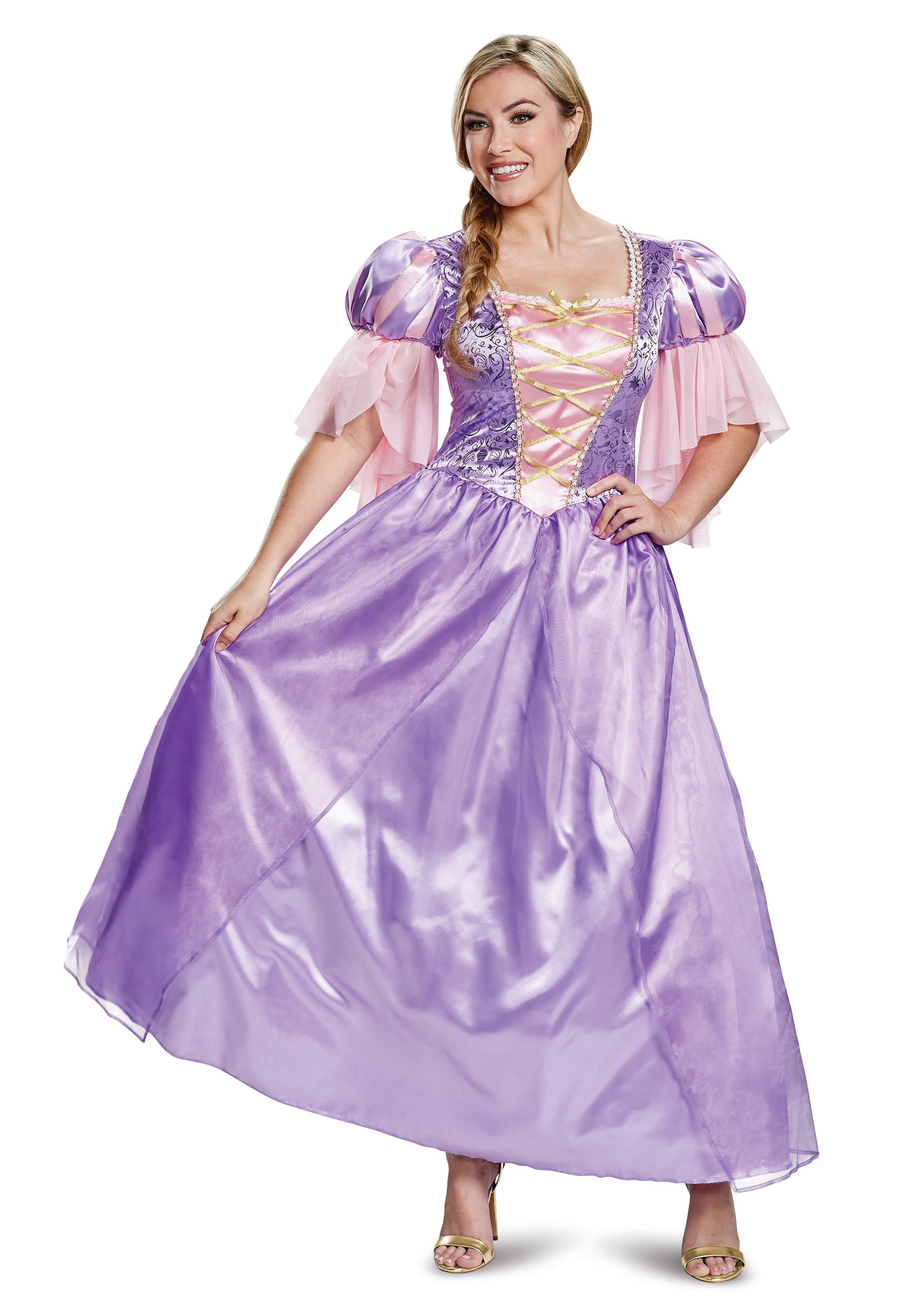 Adult Tangled Deluxe Rapunzel Costume. rapunzel sexy costume. 