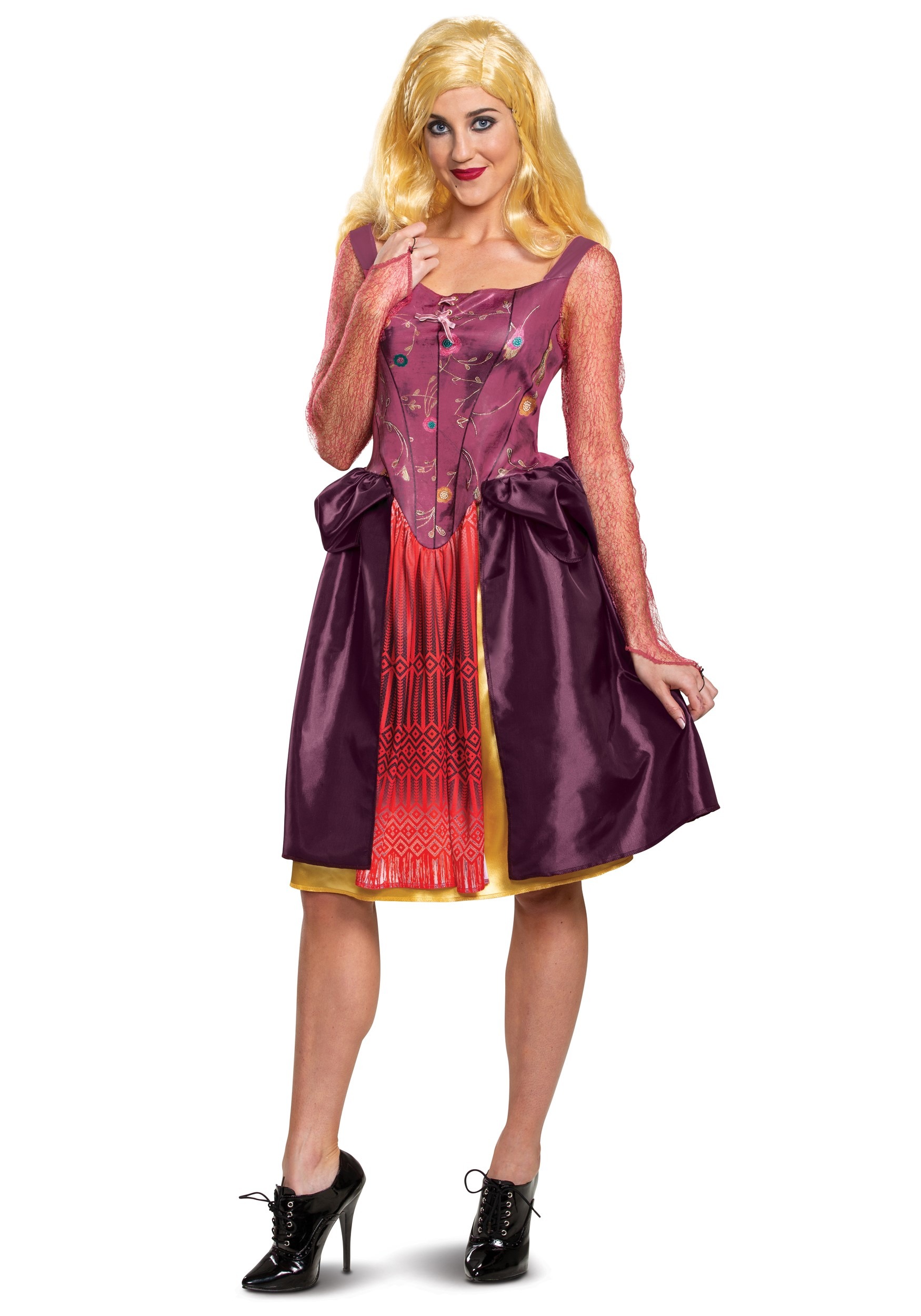 Photos - Fancy Dress Classic Disguise Women's Hocus Pocus  Sarah Costume Purple/Red 