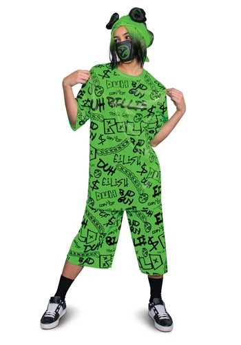 Adult Green Billie Eilish Costume