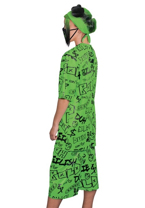 Classic Green Kids Billie Eilish Costume