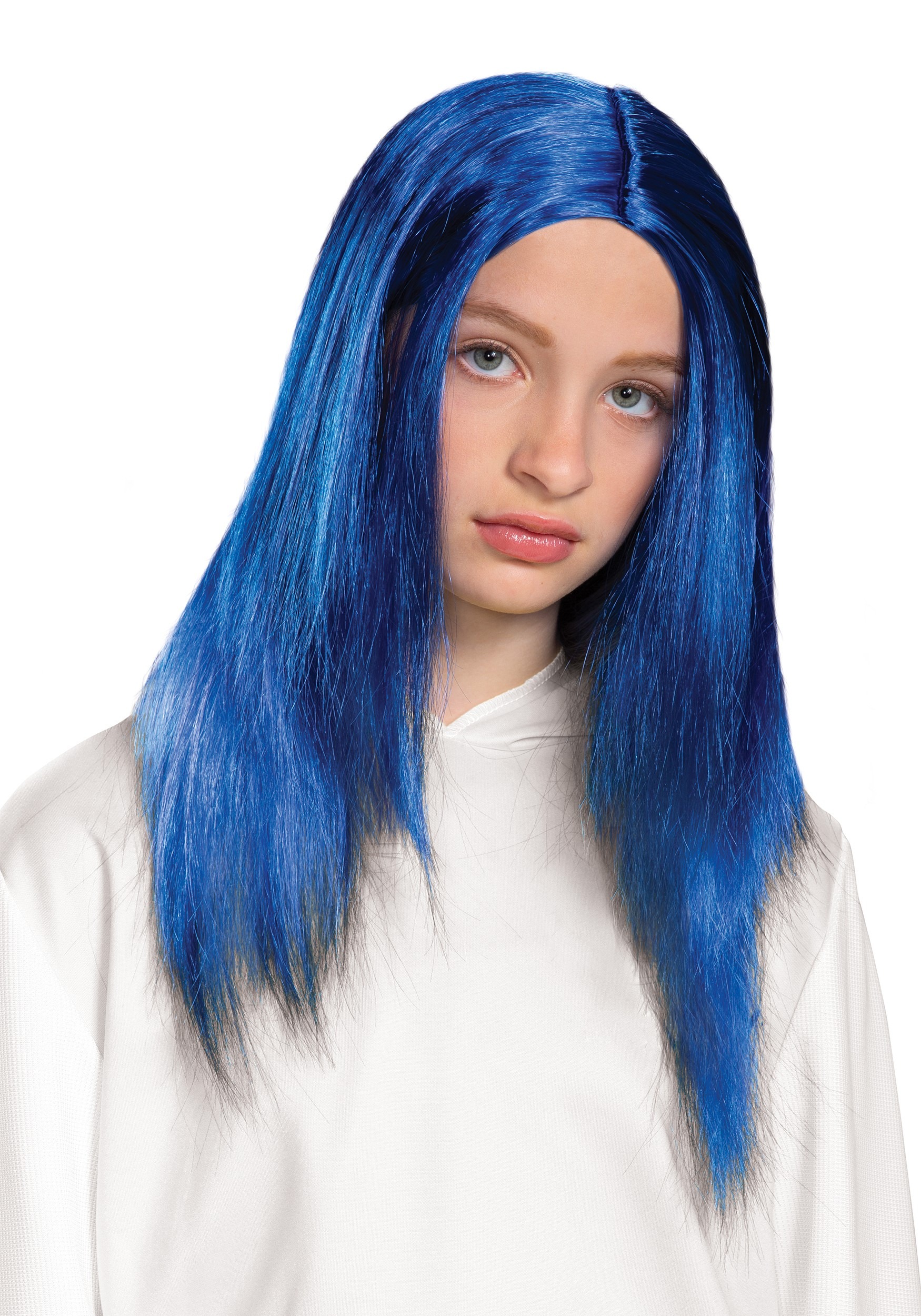 Billie Eilish Blue Kid's Wig Multicolor