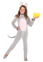 Girls Cozy Mouse Costume Alt 1