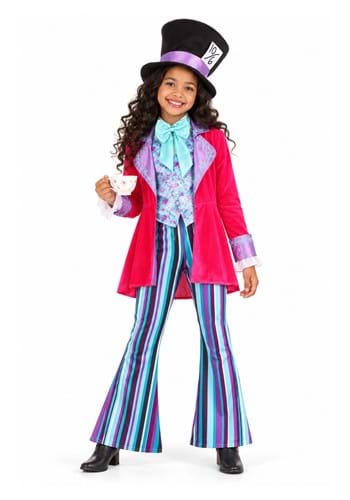 Whimsical Mad Hatter Girl's Costume upd