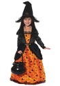Girl's Pumpkin Witch Costume