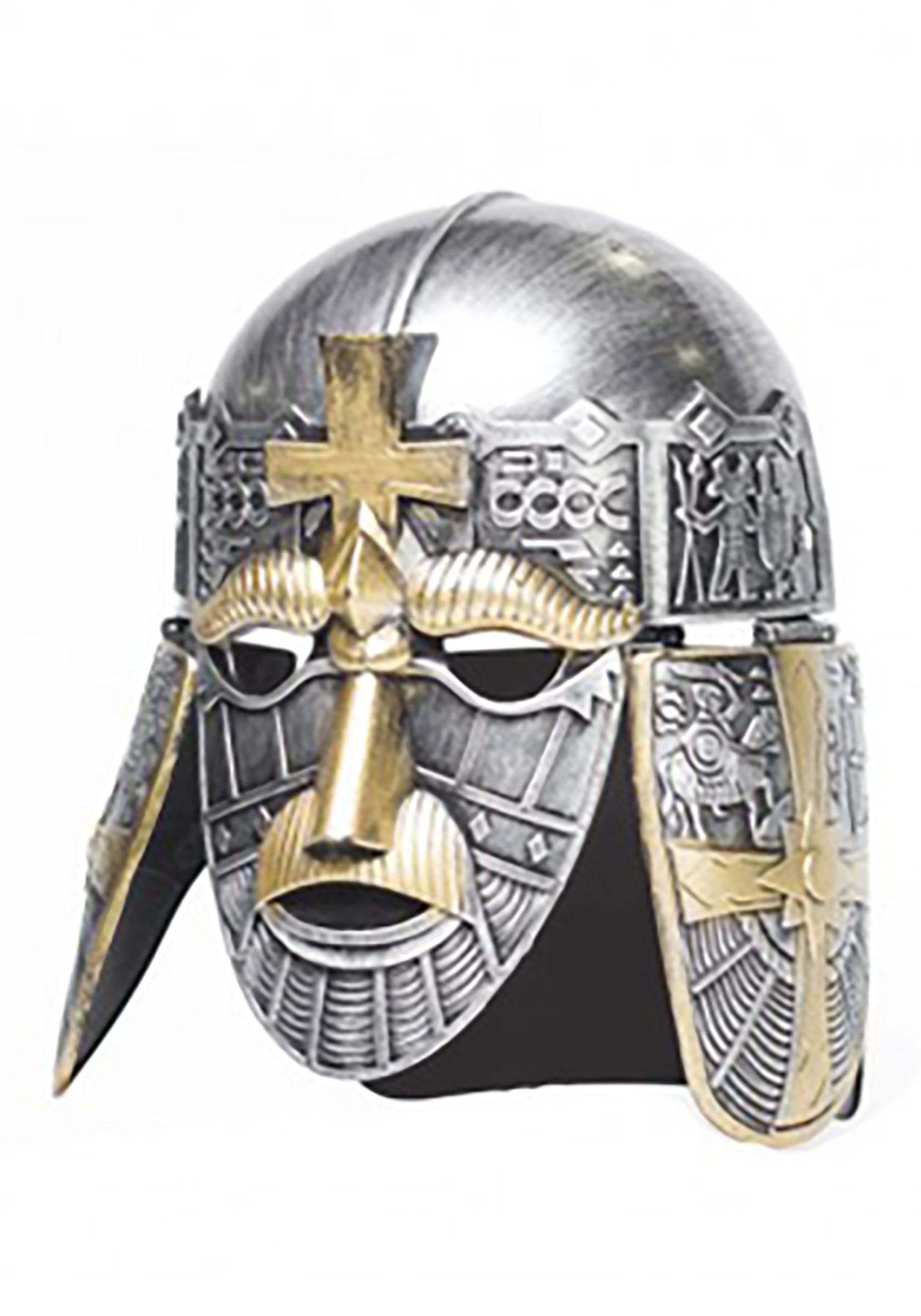 Silver Adult Crusader Costume Helmet
