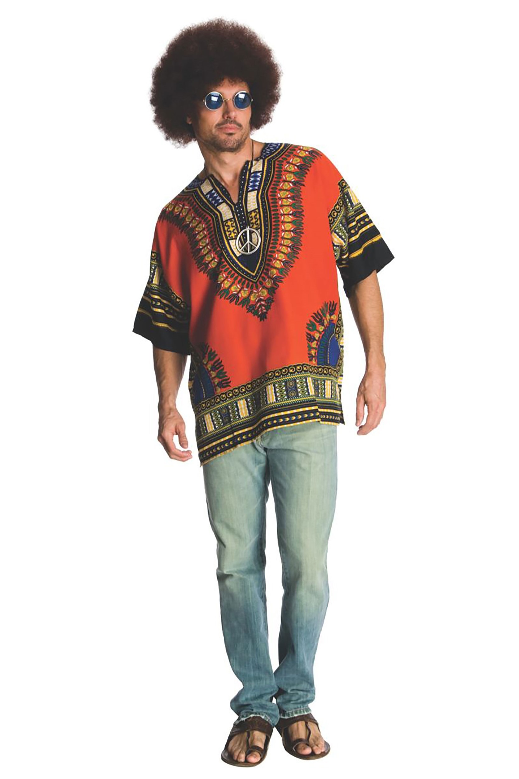 Disfraz de chico hippie vintage Multicolor Colombia