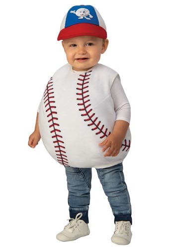 Infant wearing a Baseball Costume
