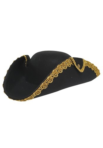 Felt Tricorne Pirate Hat