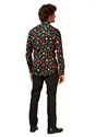 Adult Christmas Icons Button up Shirt Alt 1 new