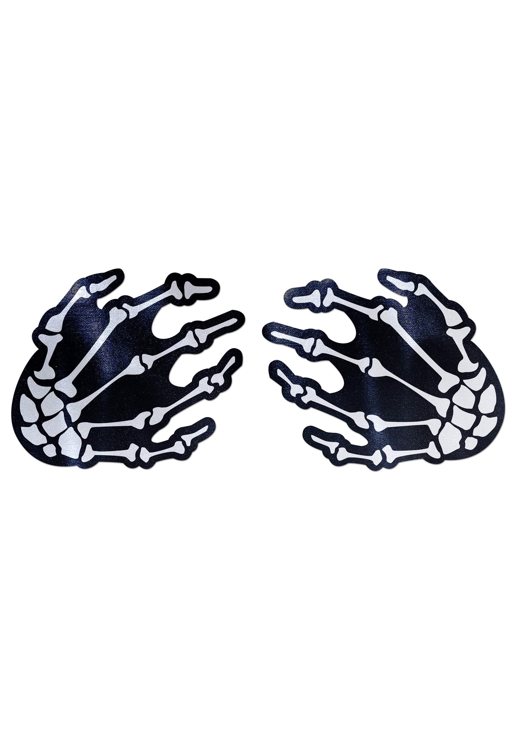 Adult Pastease Skeleton Hands Pasties