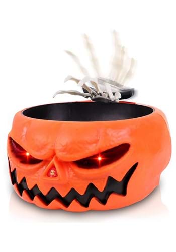 Animated Scary Pumpkin Candy Bowl