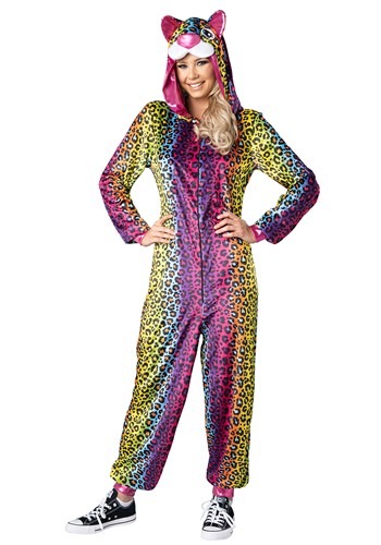 Woman's Neon Leopard Costume