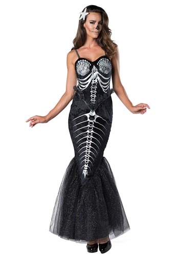 Skeleton Mermaid Costume for Women