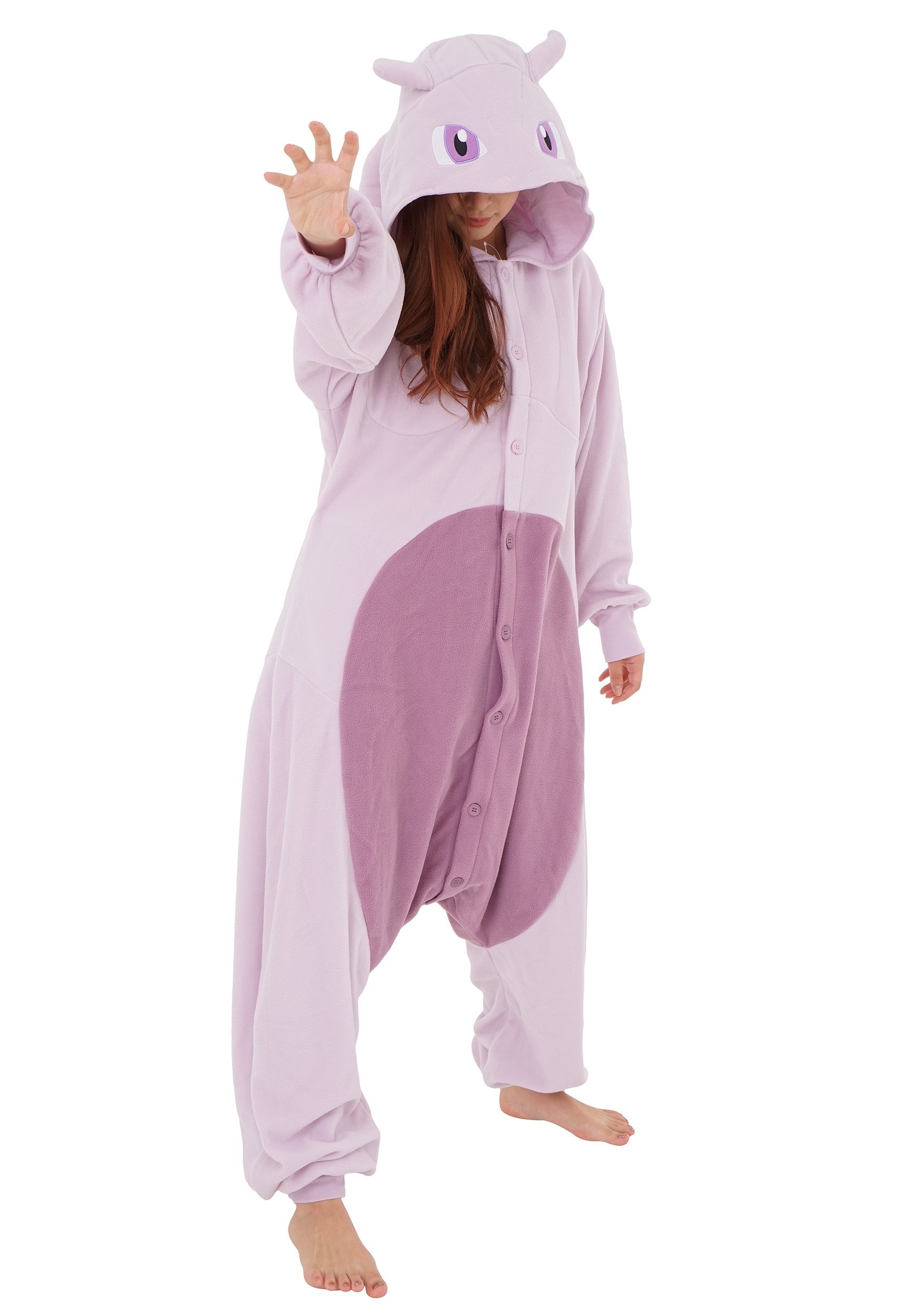 Pokémon mewtwo adulto kigurumi Multicolor