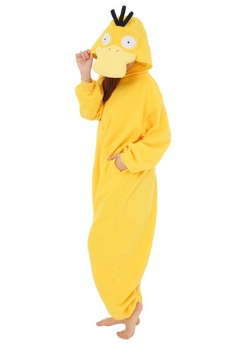 Plus Size Pokémon Psyduck Adult Kigurumi | Pokémon Costumes