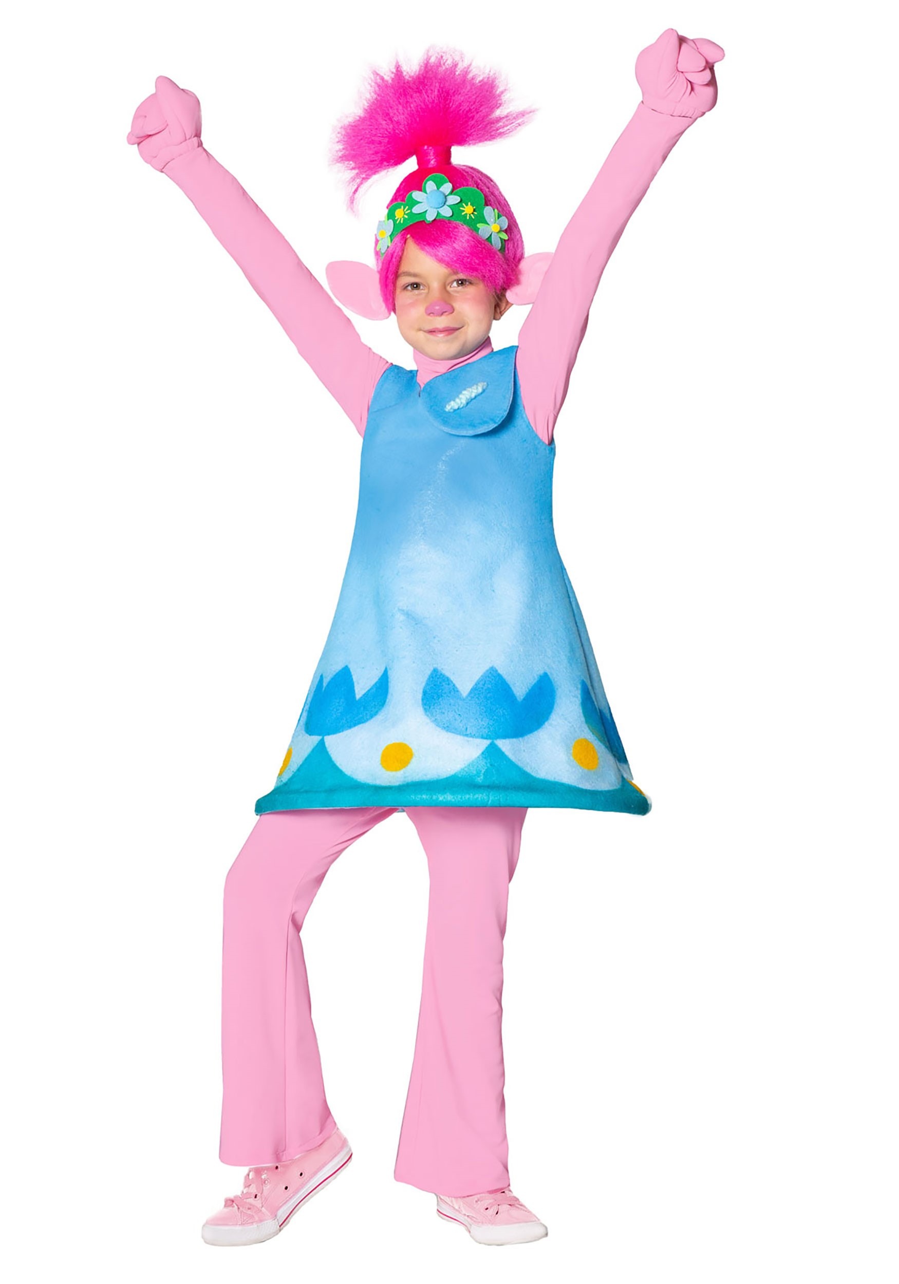 Hot Branch Troll Mascot Costume Adult Poppy Costume Fancy Suit 