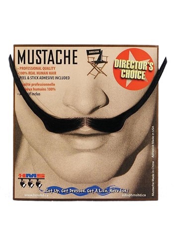 1890's Style Mustache Black