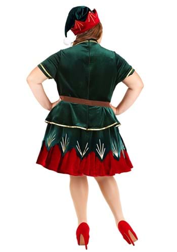 Women's Plus Size Deluxe Holiday Elf Costume