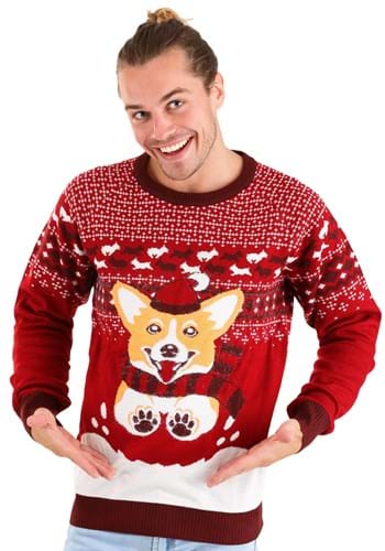 Adult A Very Corgi Christmas Ugly Christmas Sweater