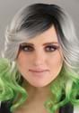 Adult Grey and Green Ombre Wig alt 3