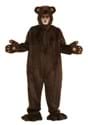 Adult Plus Size Deluxe Furry Brown Bear Costume Main