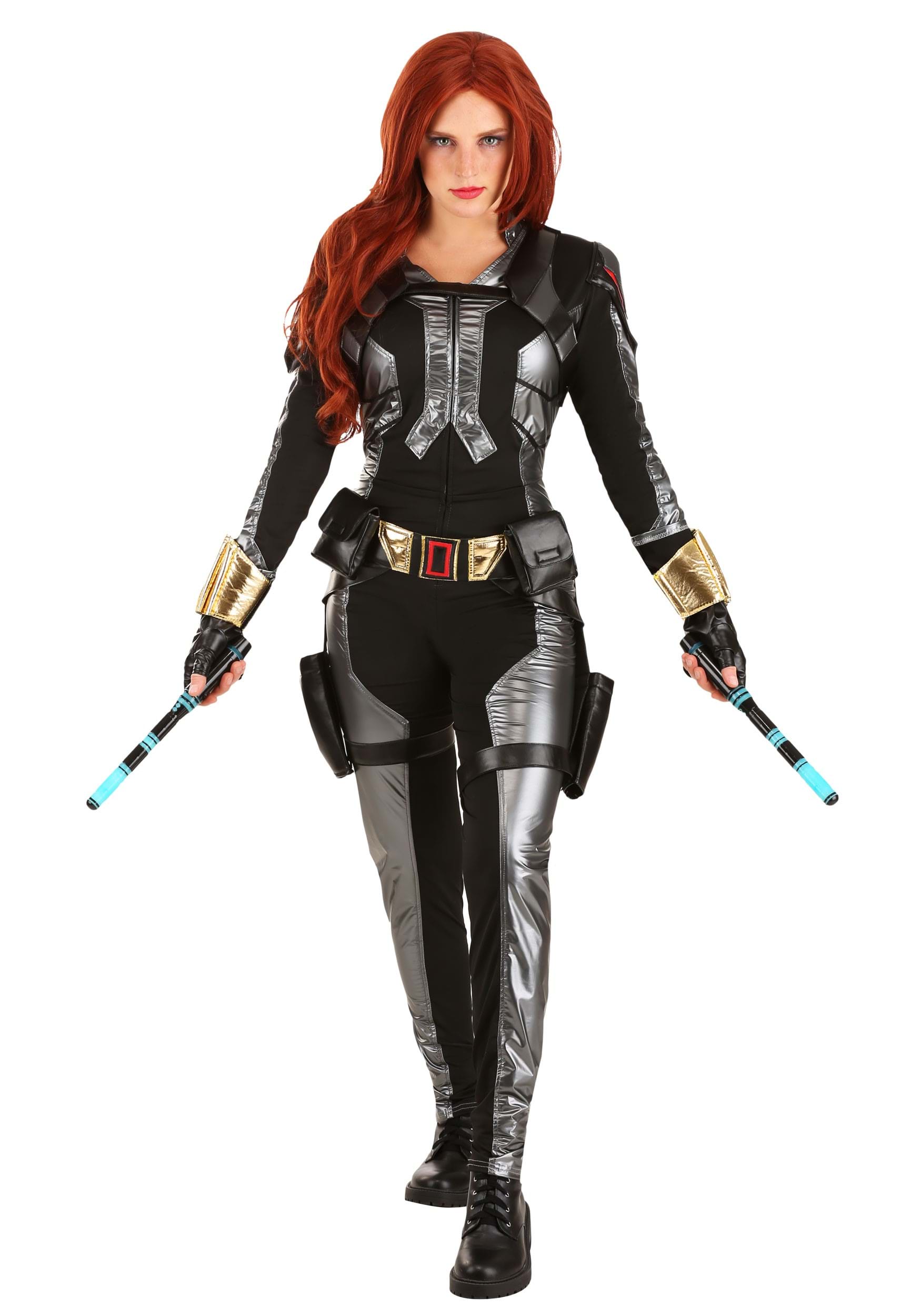 Marvel Studios Avengers Black Widow Deluxe Women's Costume-Medium ...