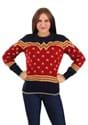 Wonder Woman Dark Blue Ugly Christmas Sweater alt3