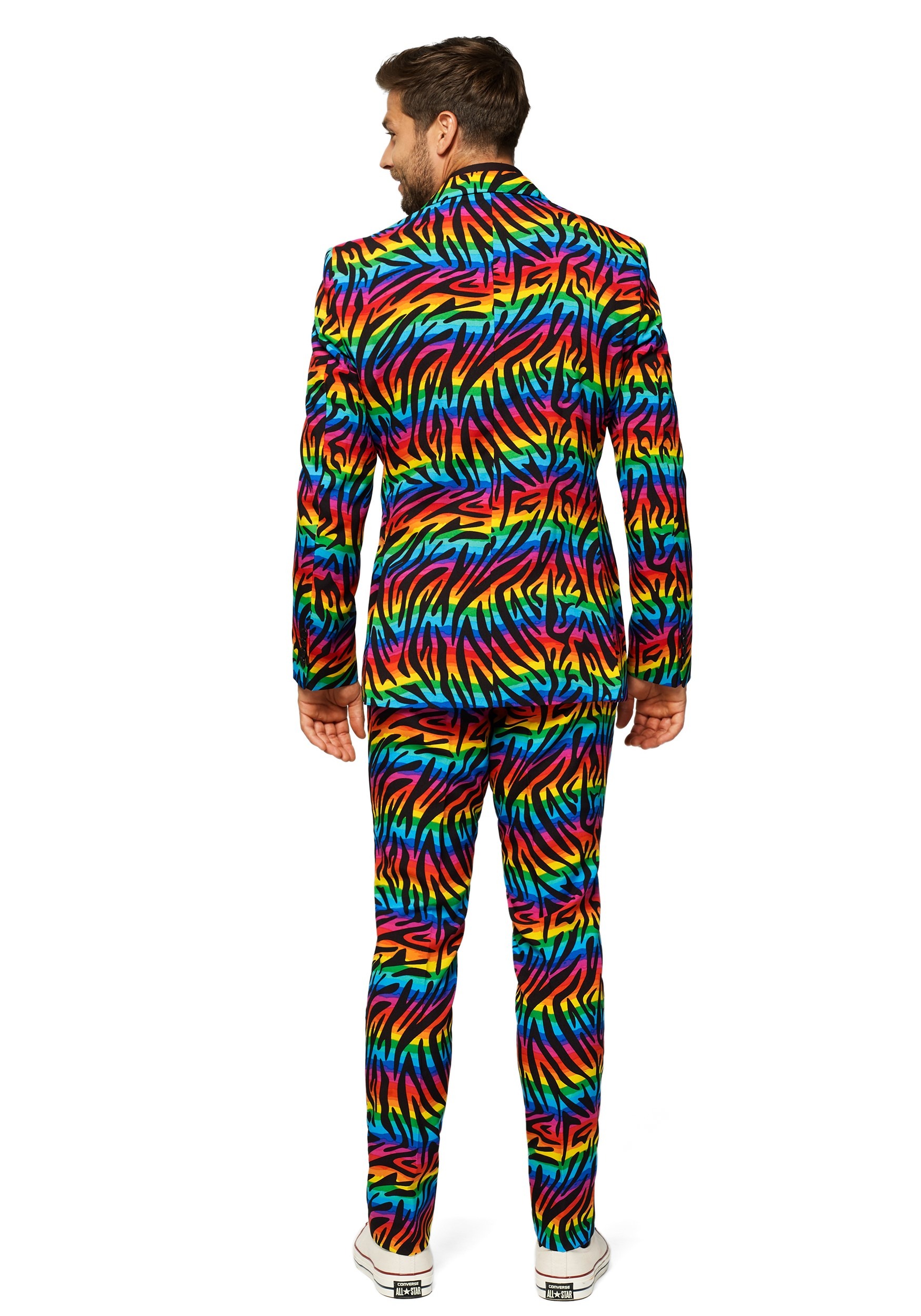 OppoSuits Wild Rainbow Men's Costume Suit