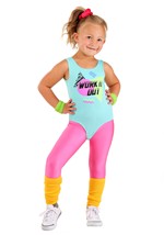 Totally 80s Toddler Workout Costume Alt 3