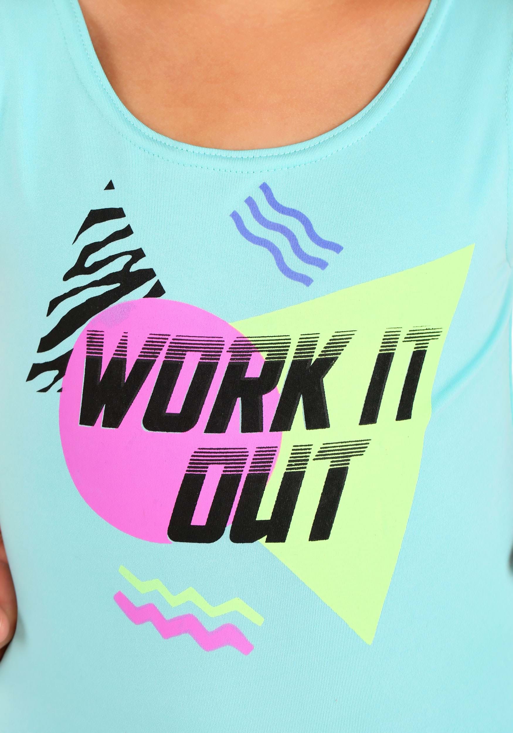 Totally 80s Toddler Workout Costume 