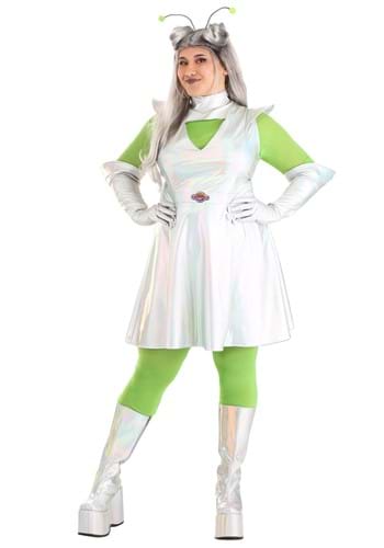 Women's Plus Size Outer Space Alien Costume
