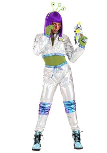 Costume da Alien per donna adulta.