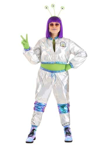 Plus Size Women's Cosmonaut Alien Costume