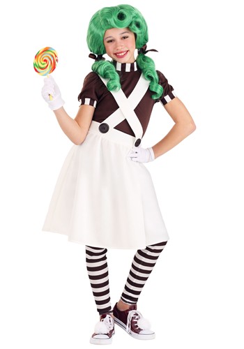 Girl's Chocolate Factory Worker Costume Dress
