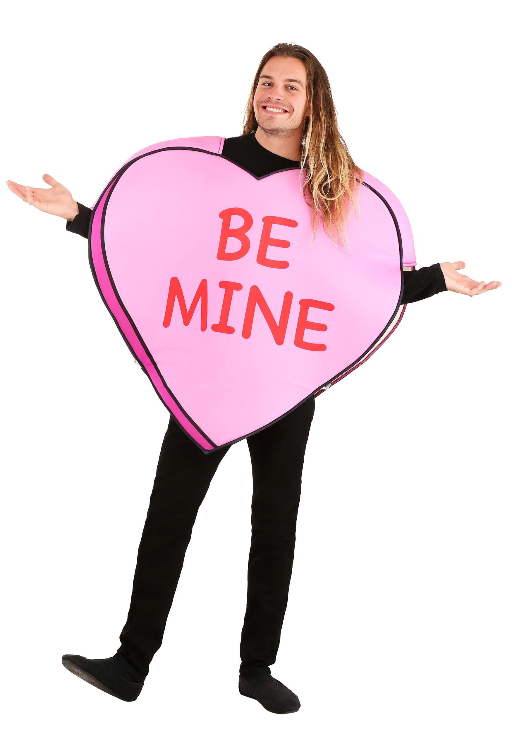Photos - Fancy Dress Candy FUN Costumes  Heart Costume for Adults Pink/Red 