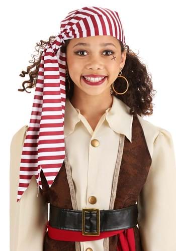Girl's Cavalier Buccaneer Costume | Girl's Pirate Costumes