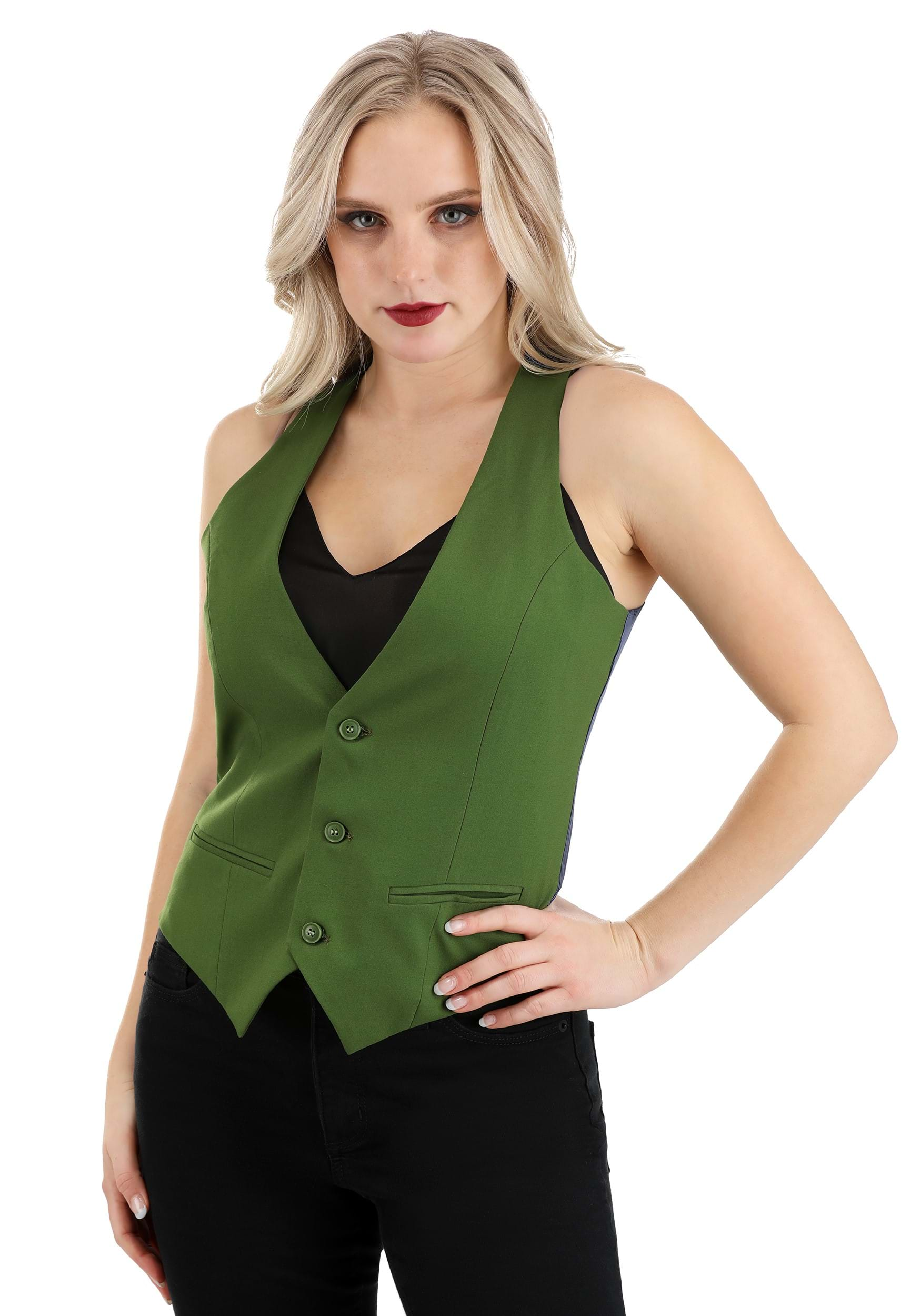 Photos - Fancy Dress JOKER FUN Costumes The  Women's Vest Blue/Green/White 