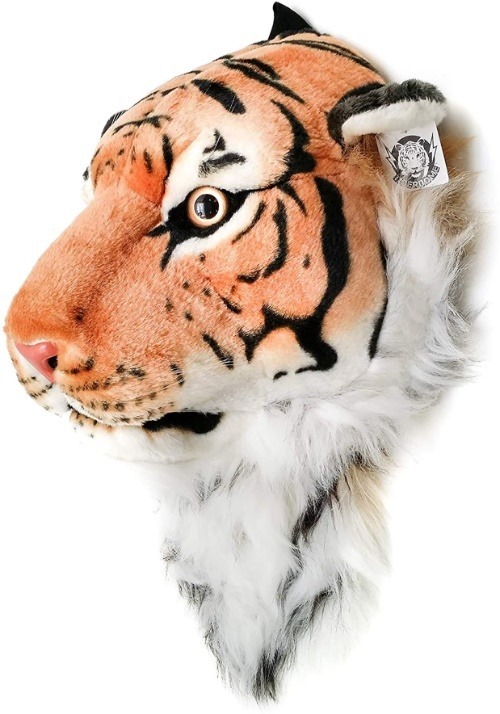 Bengal Orange Tiger Animal Head Backpack and Wall Mount