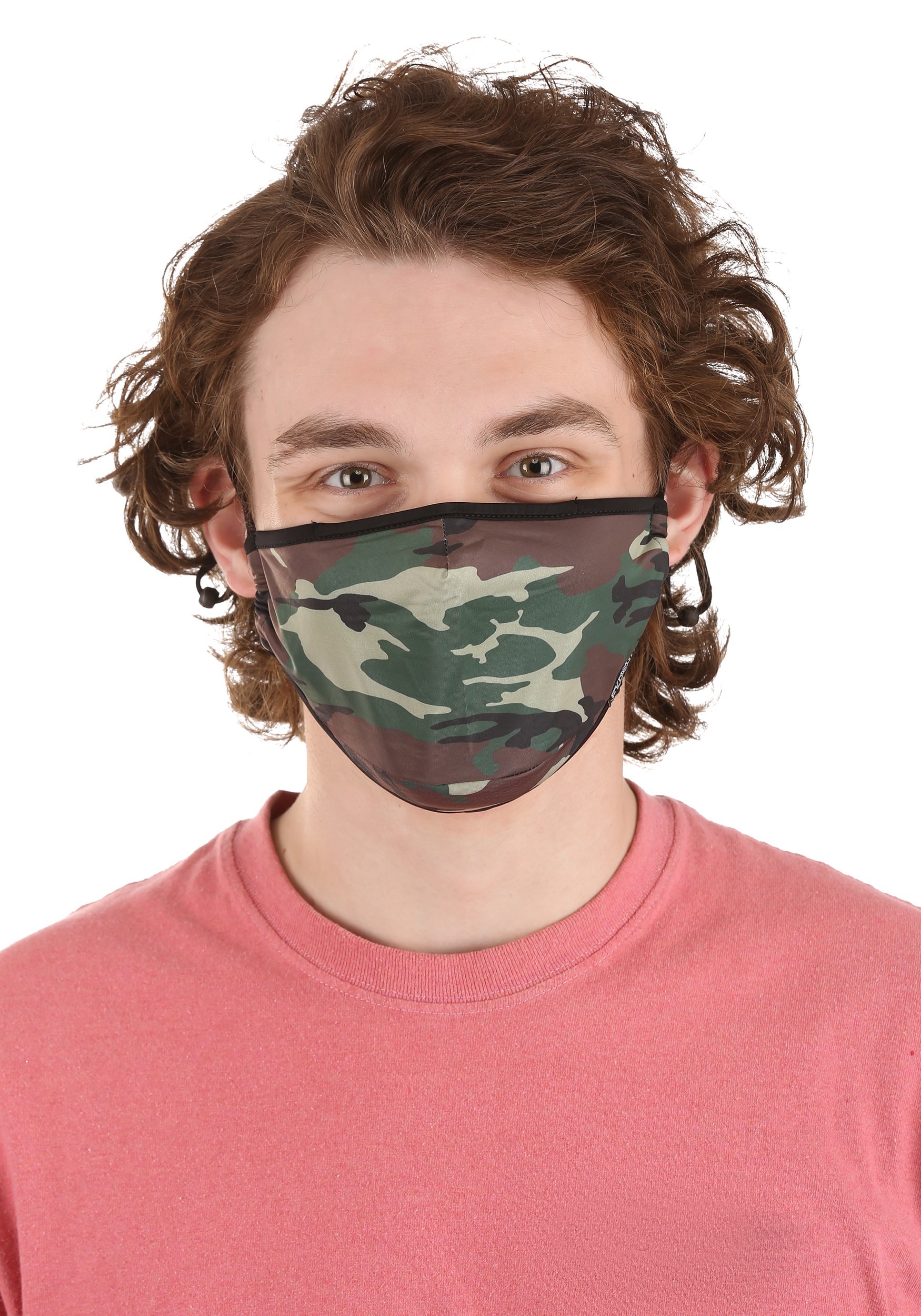 Máscara de tela que cubre la cara protectora de camuflaje Multicolor