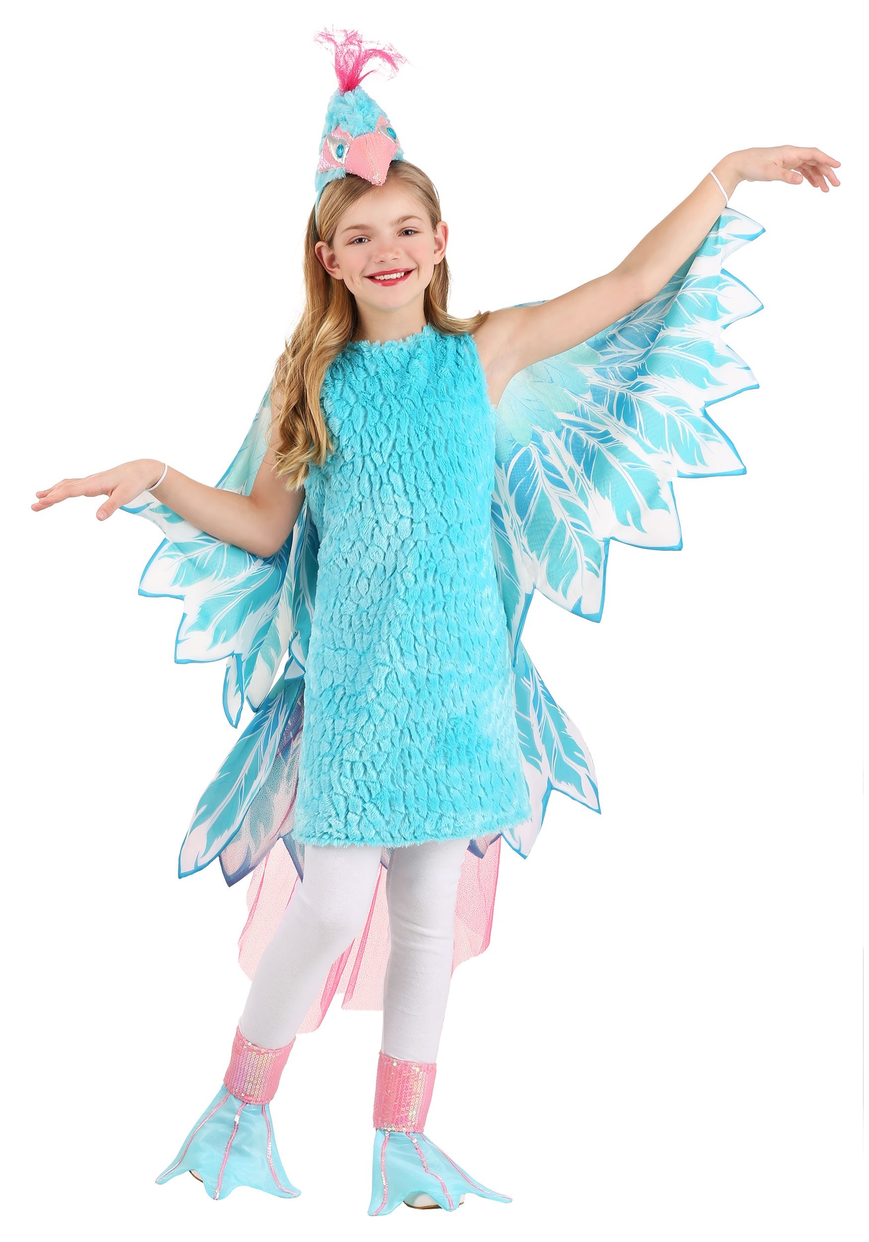 Zarya el deslumbrante disfraz de niña de pájaros Multicolor