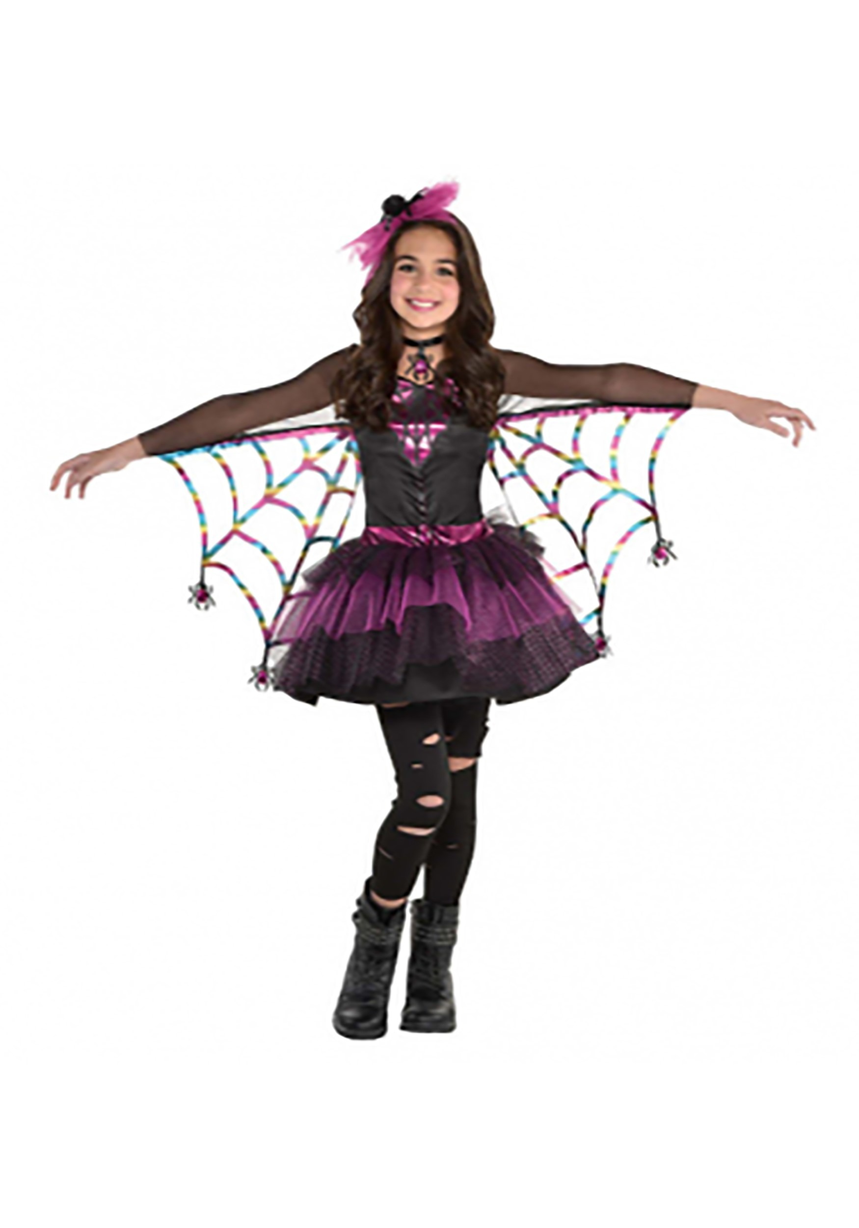 Disfraz de Miss Wicked Web Girl Multicolor