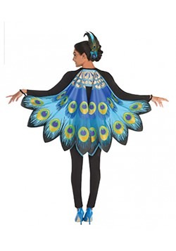 Printed Peacock Wings